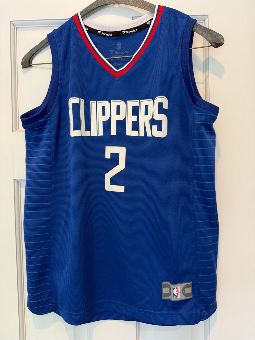 Fanatics Clippers Royal Blue Leonard Jersey Youth Medium